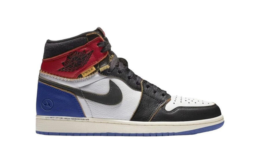 Jordan 1 Retro High OG SP Fragment x Union LA Varsity Red Sport Royal