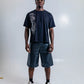 Dynasty Crystal Script Tee Black