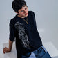 Dynasty Crystal Script Tee Black