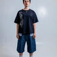 Dynasty Crystal Script Tee Black