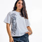 Dynasty Crystal Script Tee White