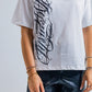 Dynasty Crystal Script Tee White