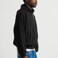 Hoodie Basic Full Zip Black