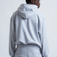 Hoodie Basic Full Zip Grey