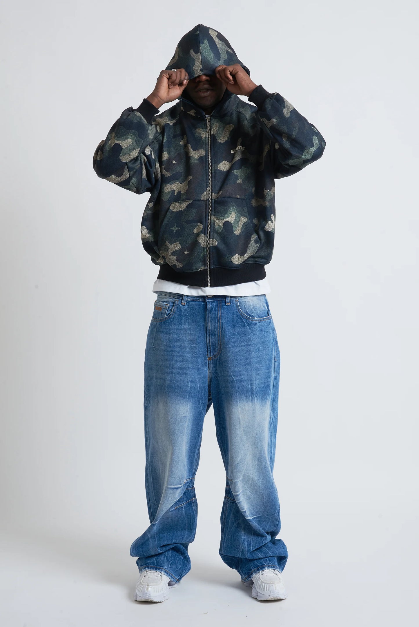 Hoodie Military Perls Green
