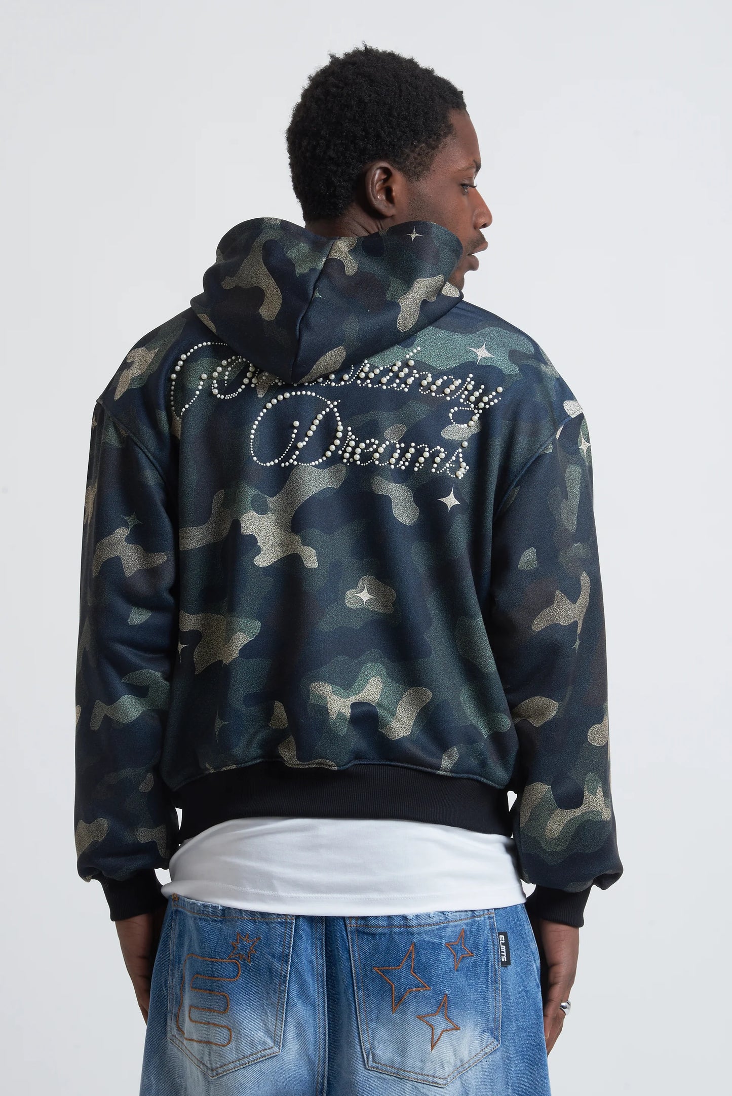 Hoodie Military Perls Green