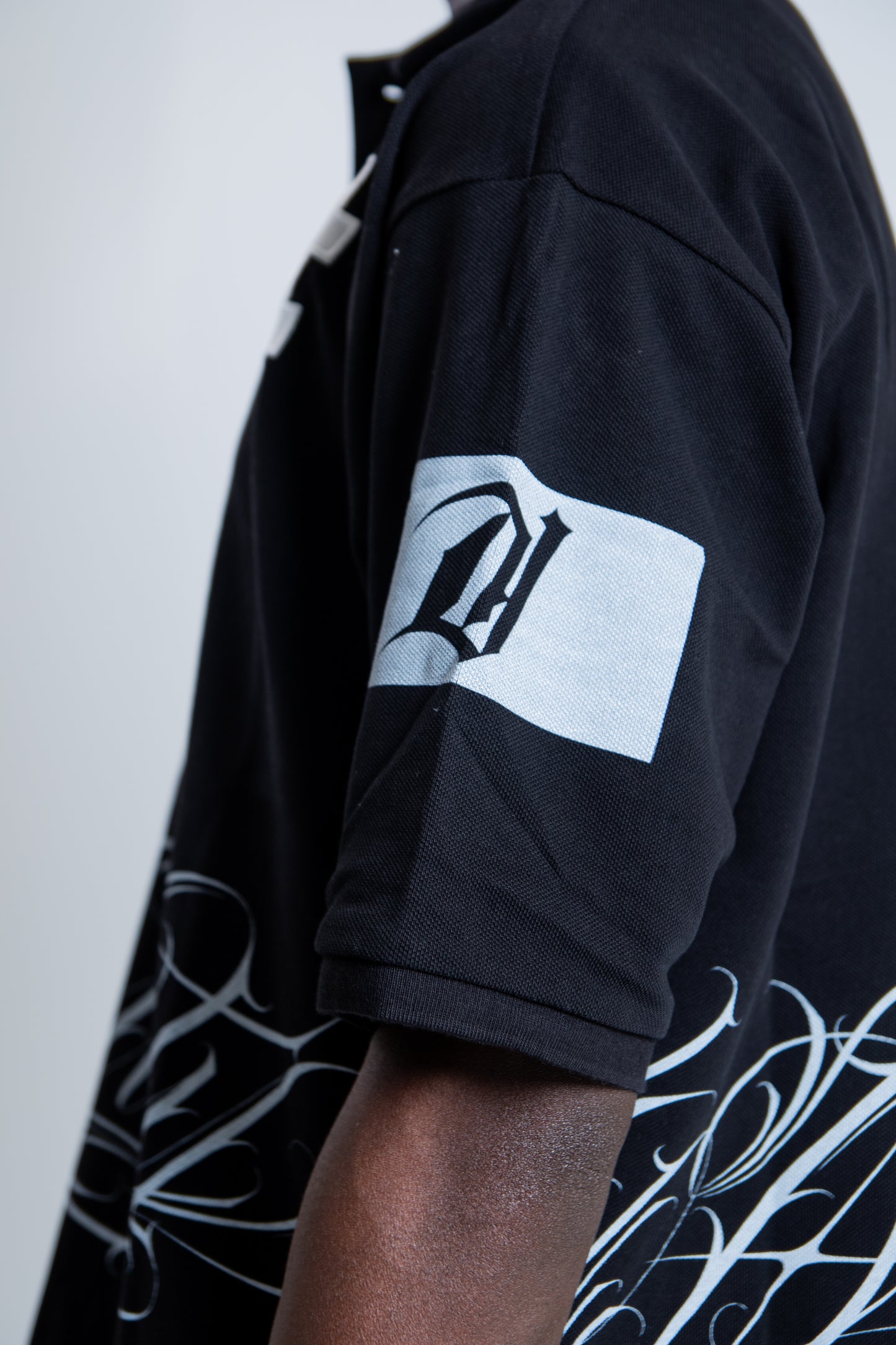 Dynasty Black Script Polo