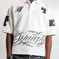 Dynasty White Script Polo