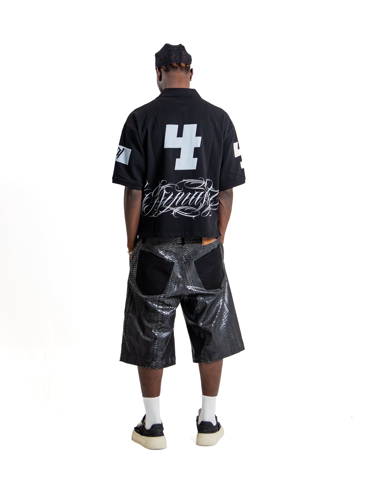 Dynasty Black Script Polo