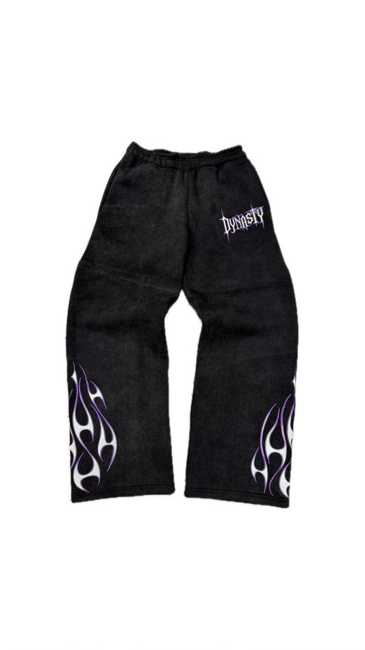 Dynasty Tribal Flame Jogger Black Purple