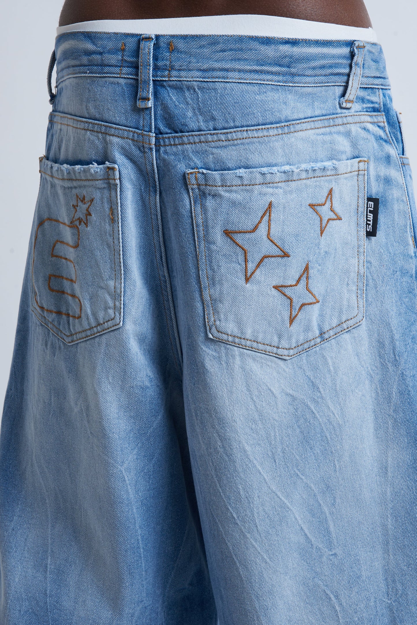 Jorts Baggy Clear Thunder