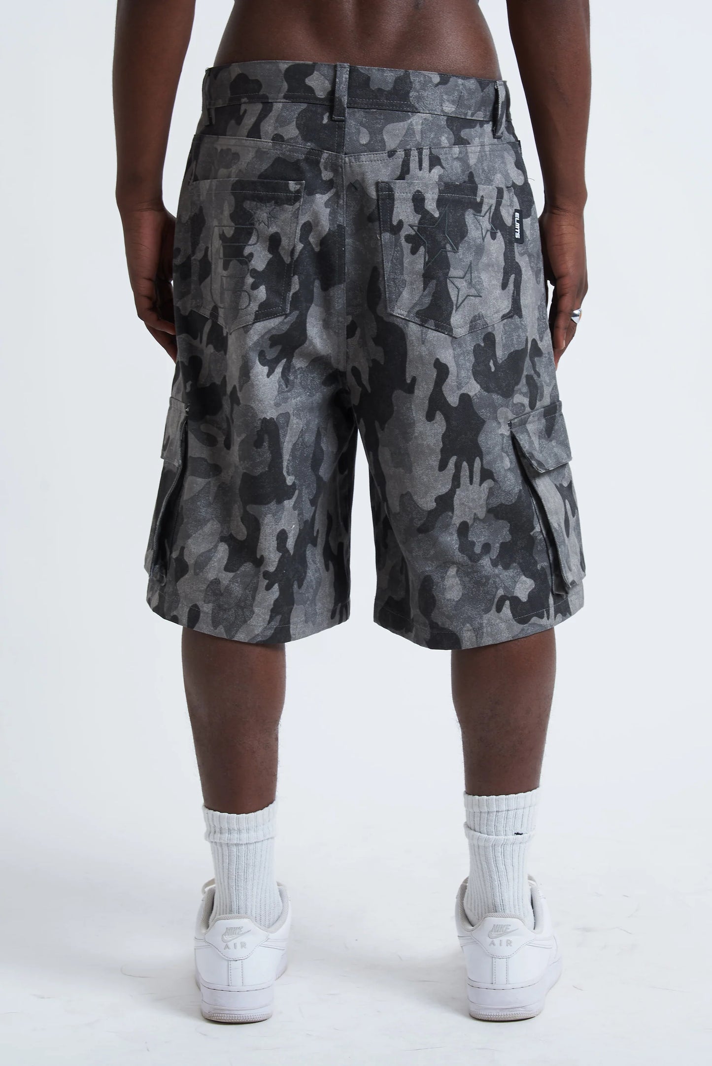 Jorts Cargo Military Black