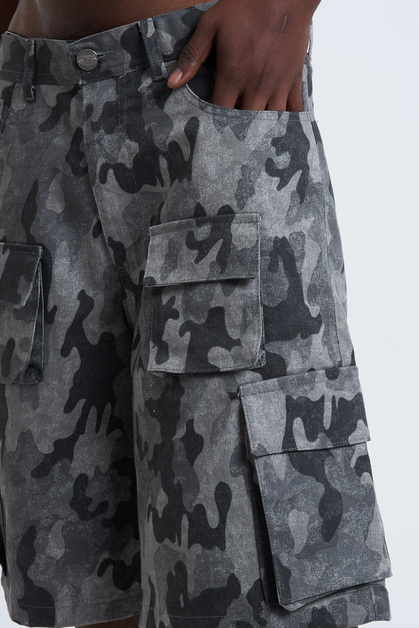 Jorts Cargo Military Black