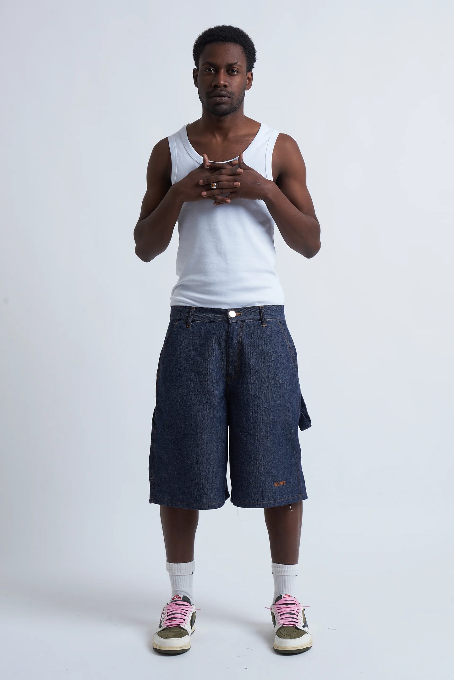 Jorts Work Blue