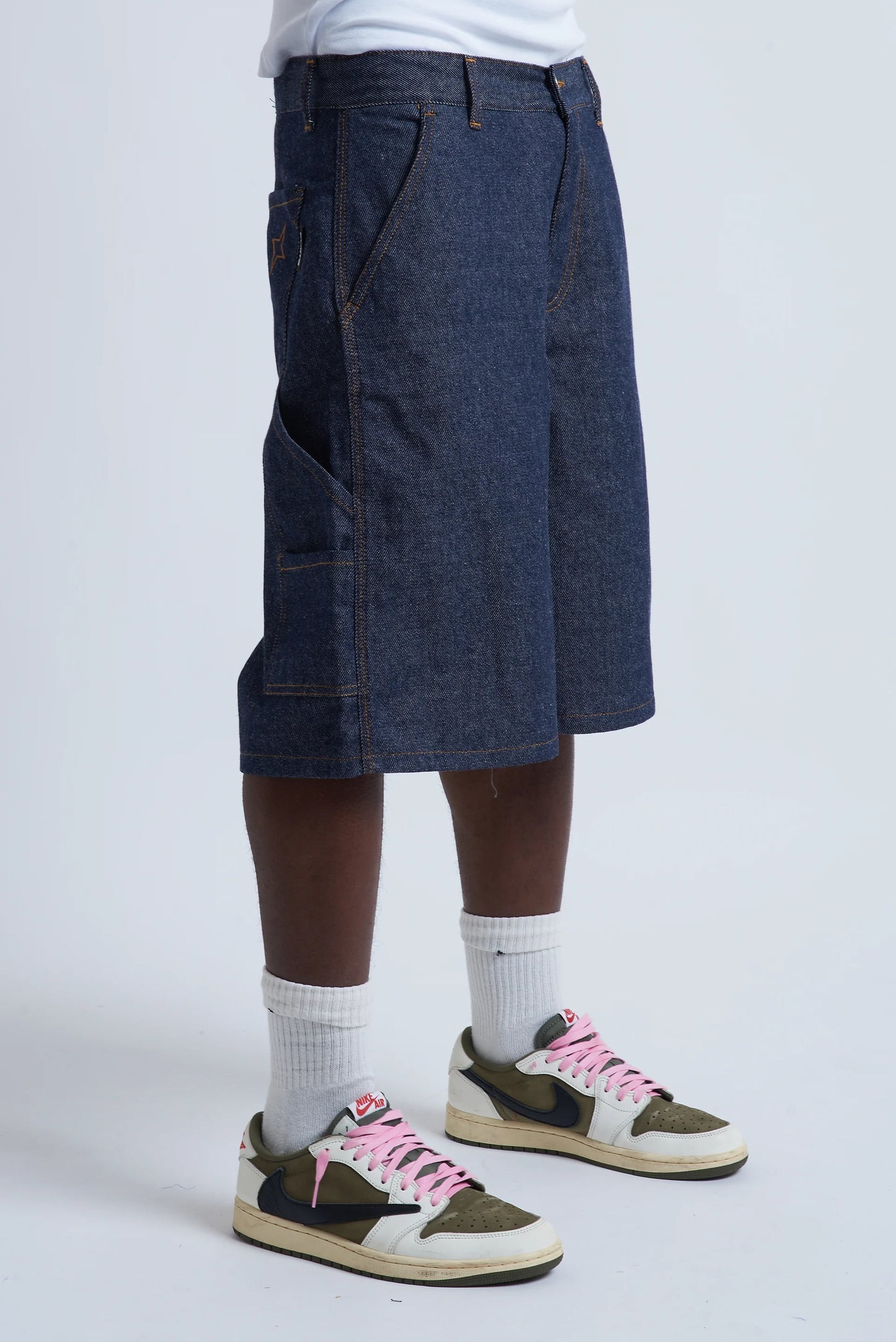 Jorts Work Blue