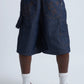 Jorts Work Blue