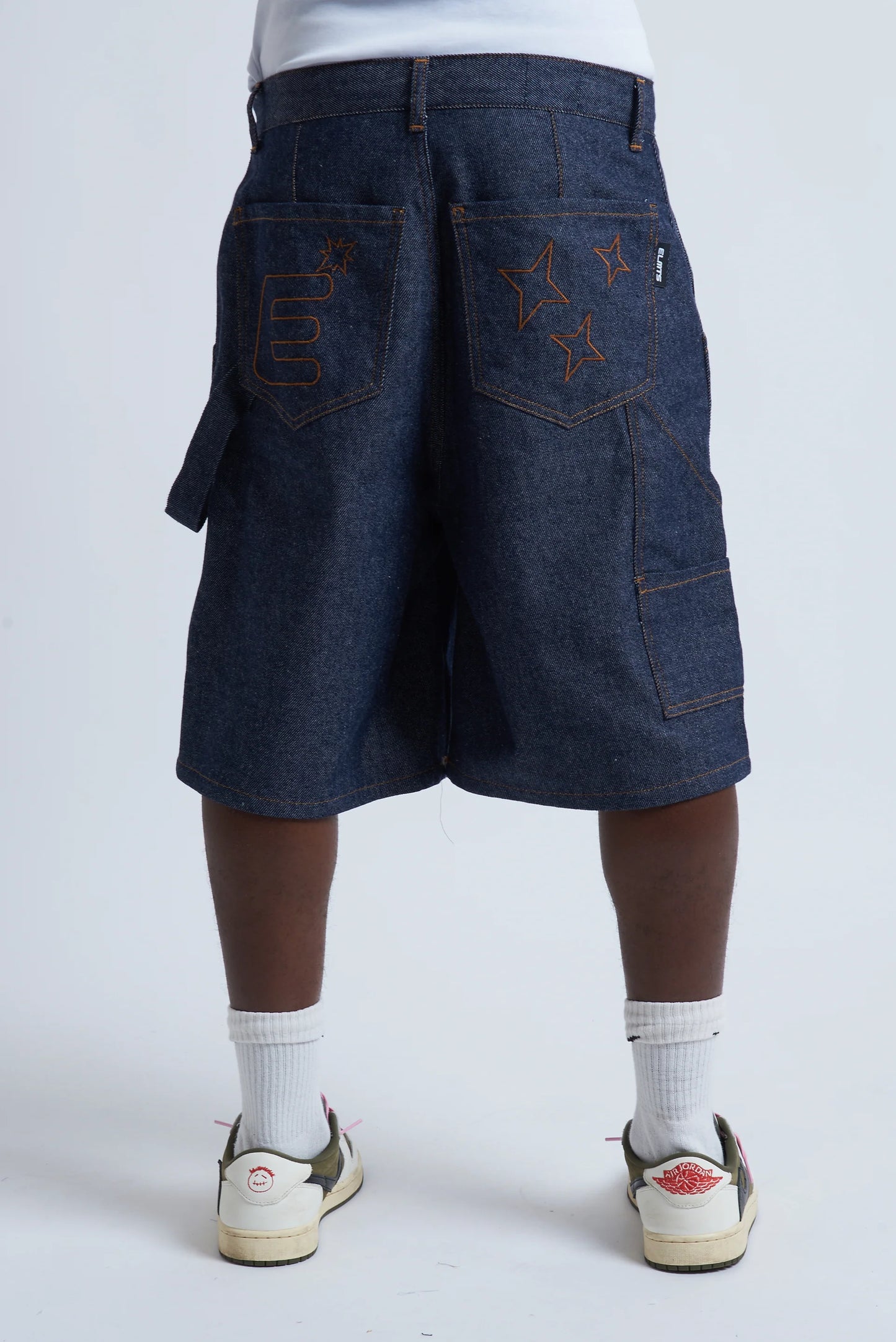 Jorts Work Blue