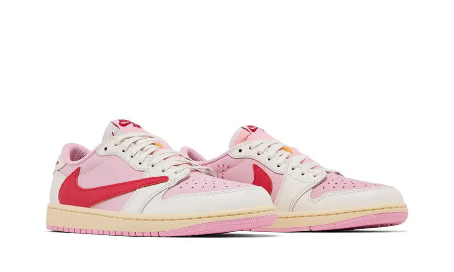 Air Jordan 1 Retro Low OG SP Travis Scott Sail Tropical Pink