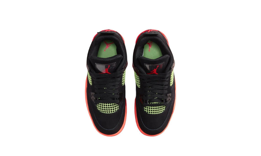 Jordan 4 Retro Black Infrared Barely Volt (GS)