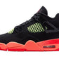 Jordan 4 Retro Black Infrared Barely Volt (GS)