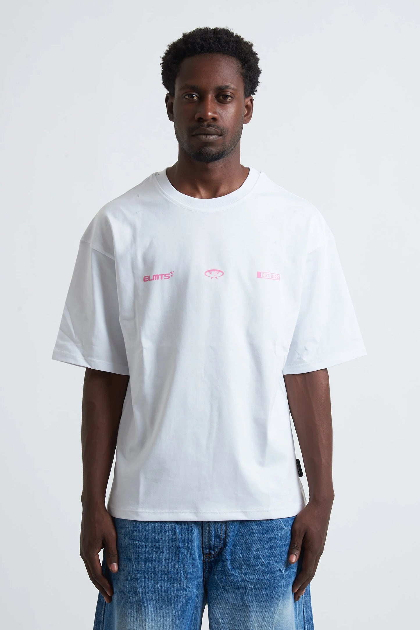 Tee Project Elmts White-Pink