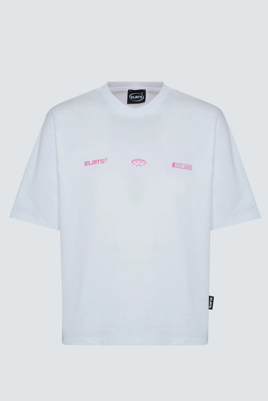 Tee Project Elmts White-Pink