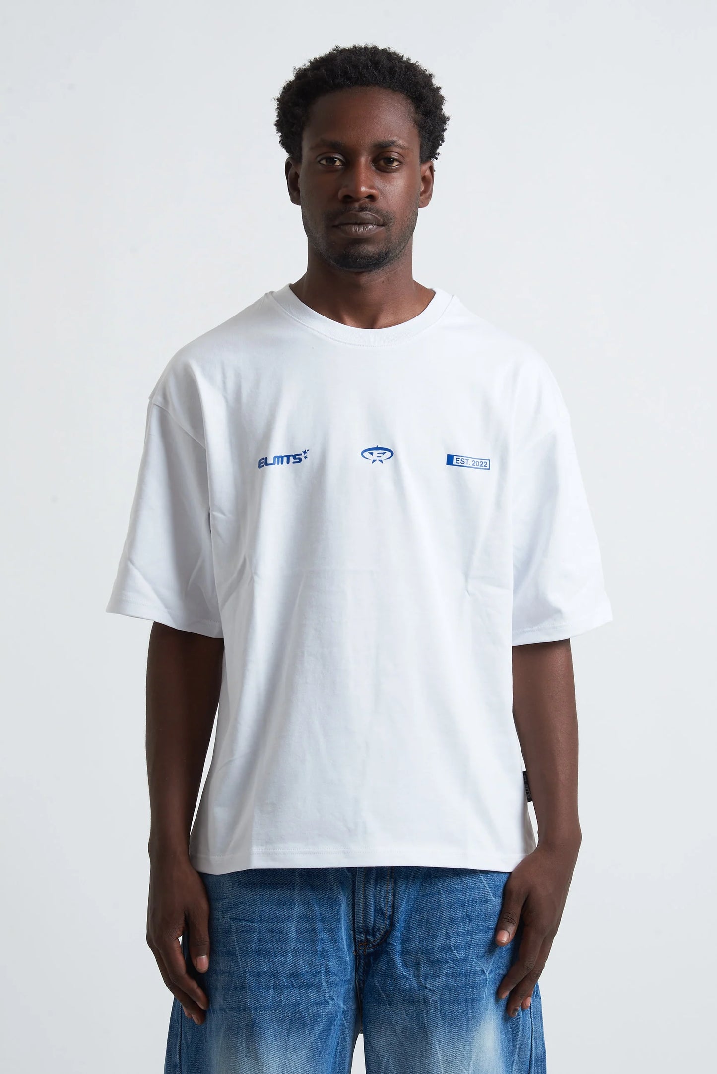 Tee Project Elmts White-Royal