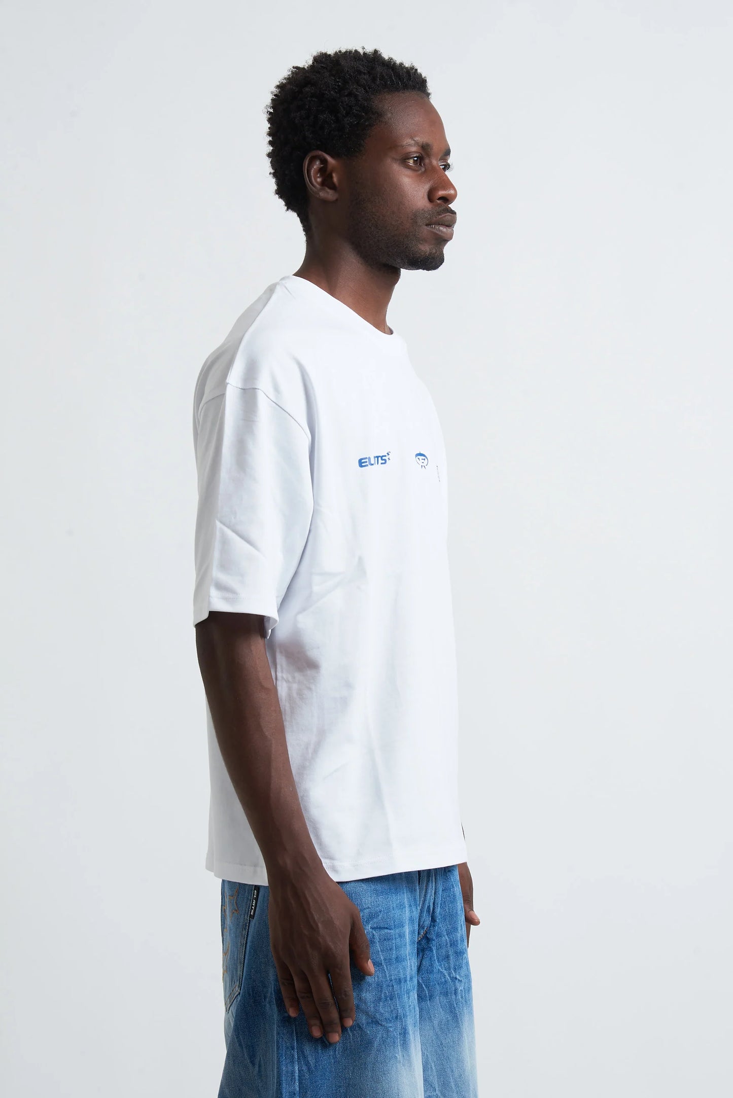 Tee Project Elmts White-Royal