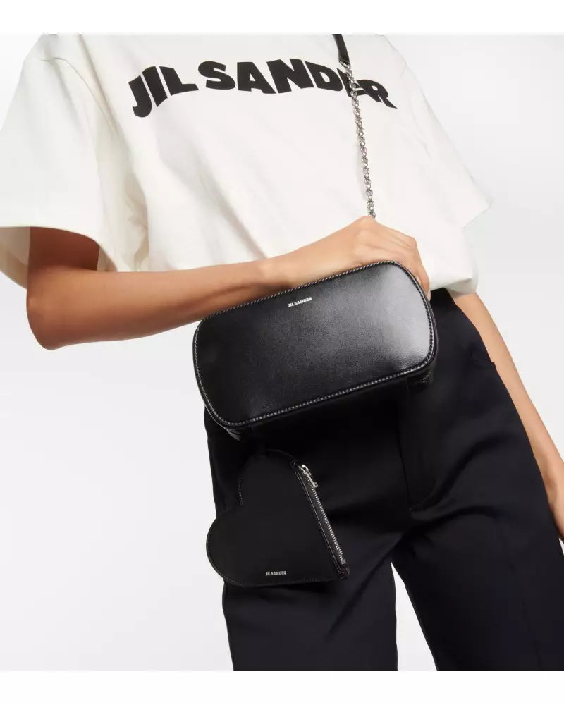 Jil Sander Borsa Spalla piccola Nero