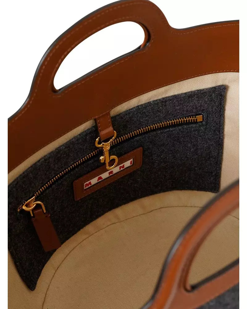 Marni Logo-Print Tote Bag