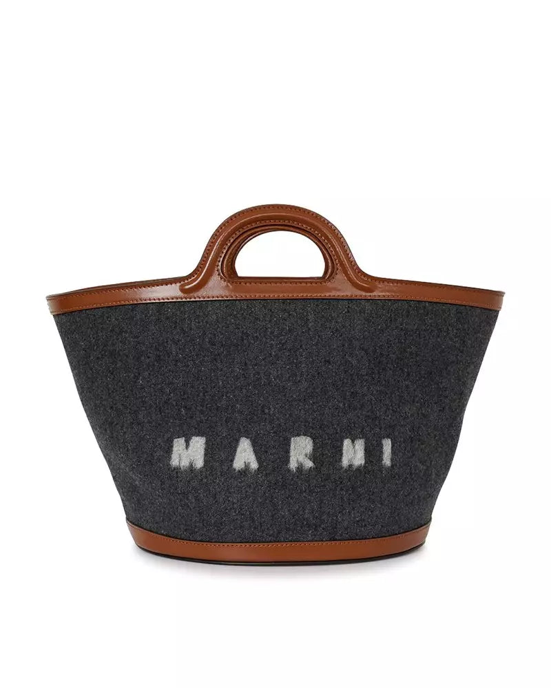 Marni Logo-Print Tote Bag