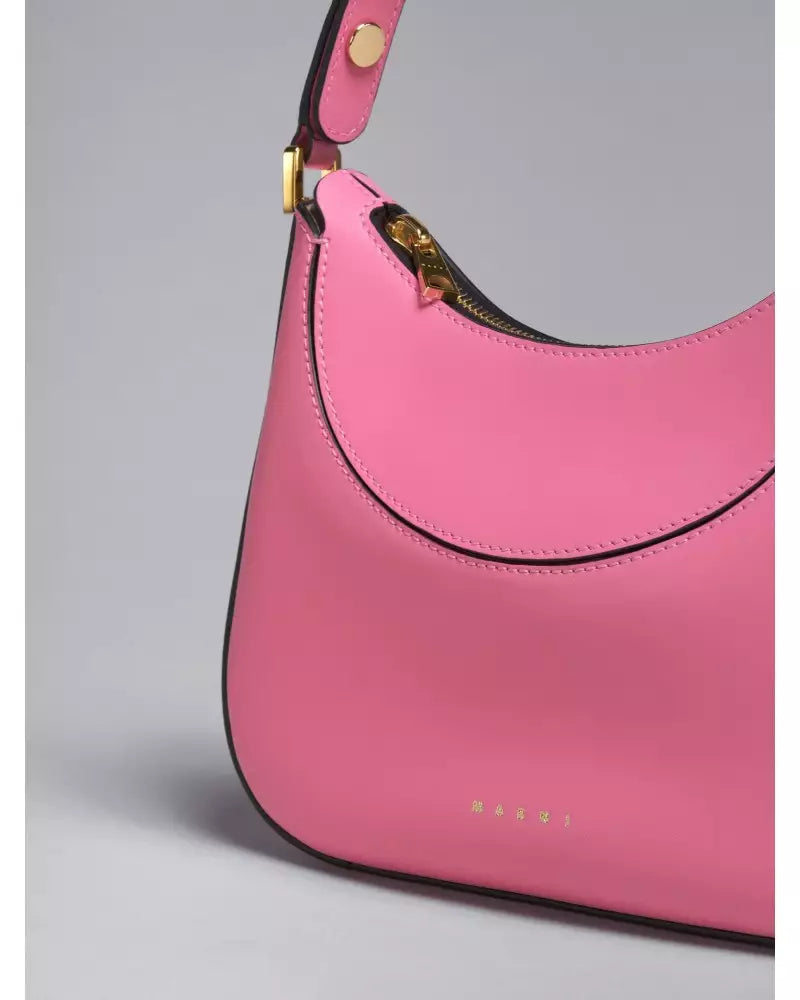 MARNI Borsa Mini Hobo in Pelle
