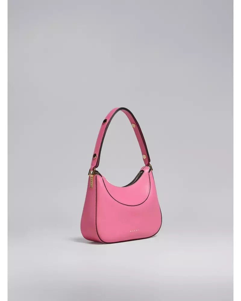 MARNI Borsa Mini Hobo in Pelle