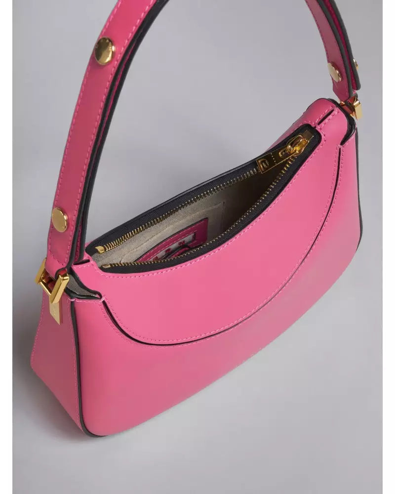 MARNI Borsa Mini Hobo in Pelle