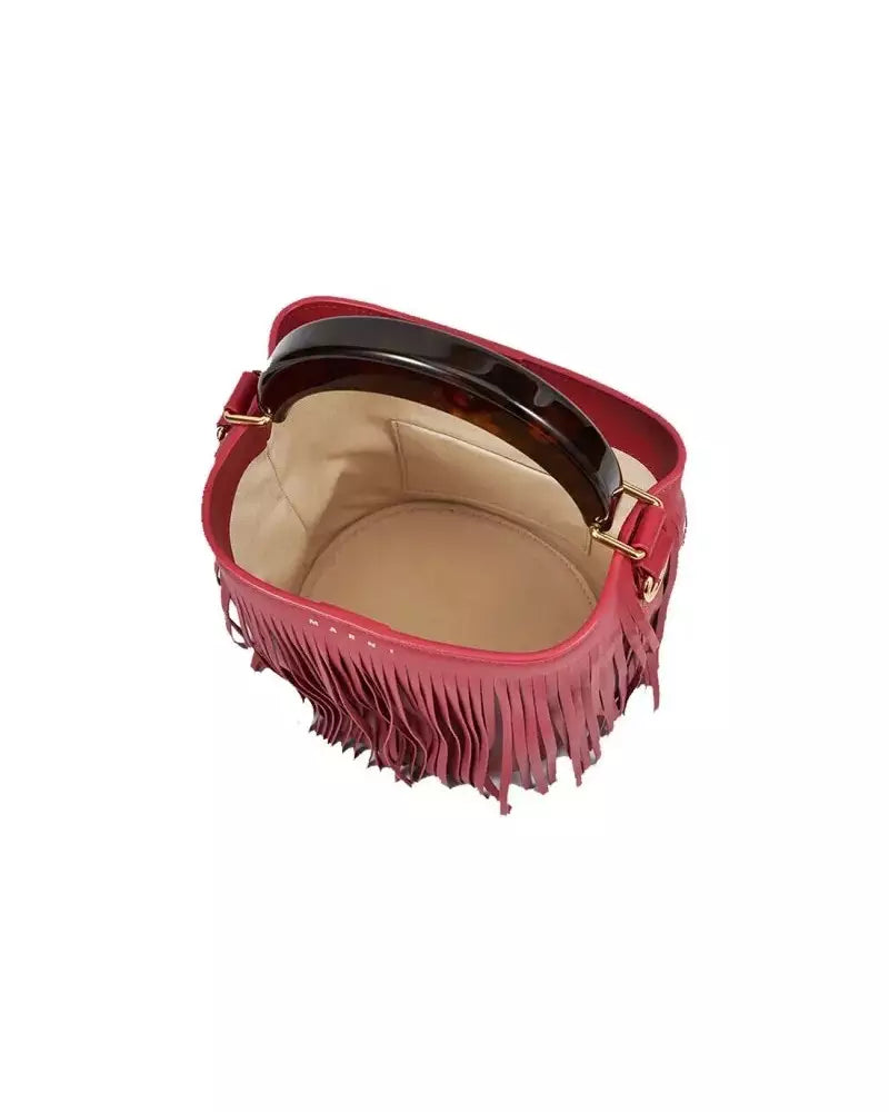 Borse Marni da donna in pelle rosso