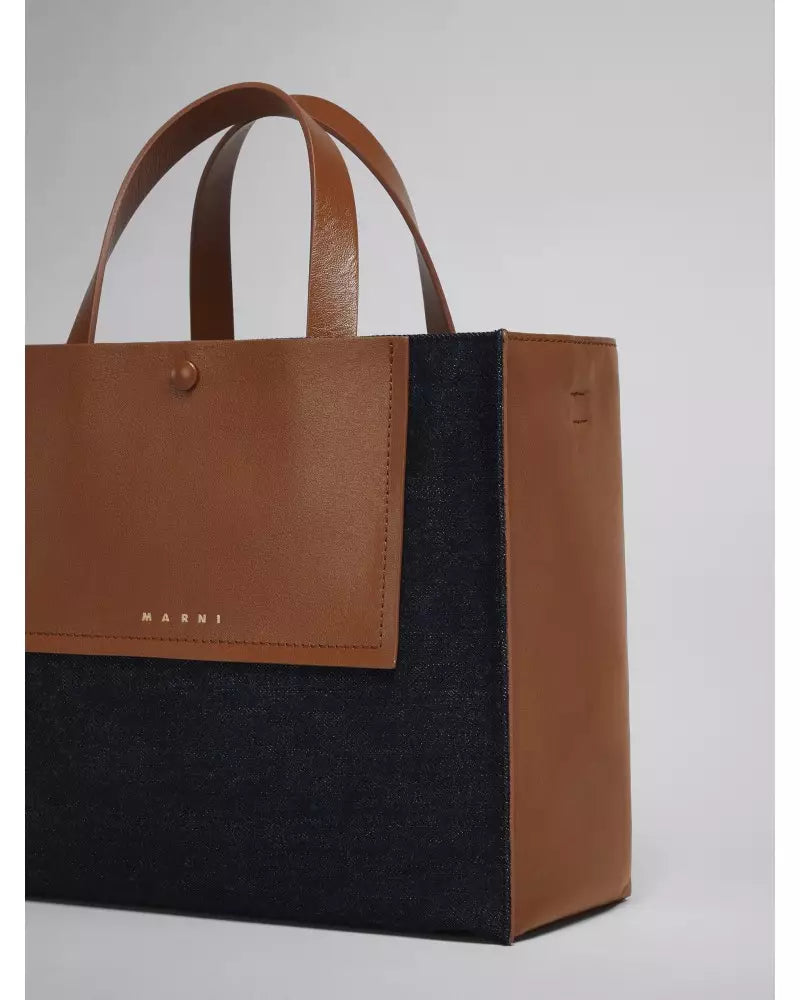 Marni Museo pocket-detail Shoulder Bag Blue