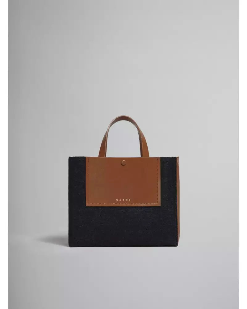 Marni Museo pocket-detail Shoulder Bag Blue