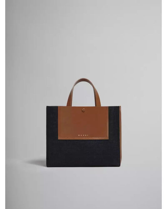 Marni Museo pocket-detail Shoulder Bag Blue