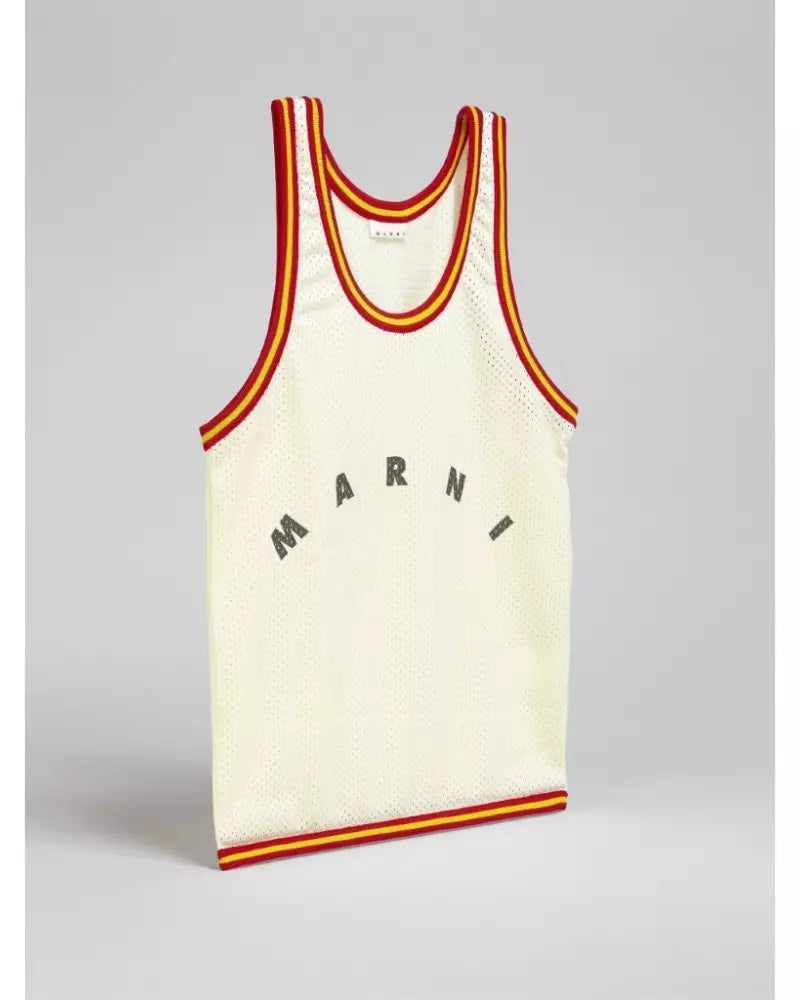 Marni Borsa Shopping T-Shirt in Mesh