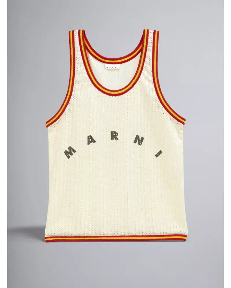 Marni Borsa Shopping T-Shirt in Mesh