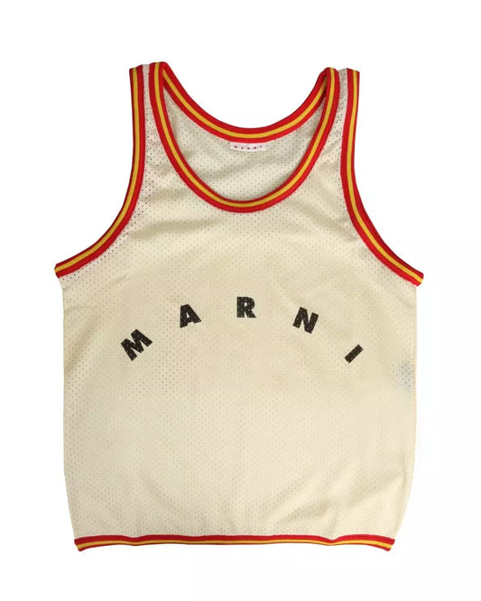 Marni Borsa Shopping T-Shirt in Mesh