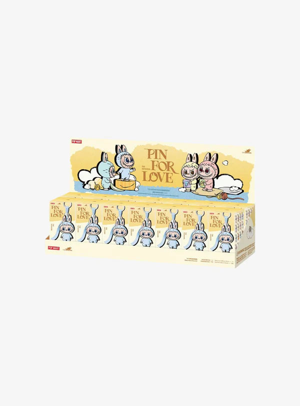 Pop Mart Labubu The Monsters Pin for Love Series Letter Pendant (A-M) (1 Blind Box)
