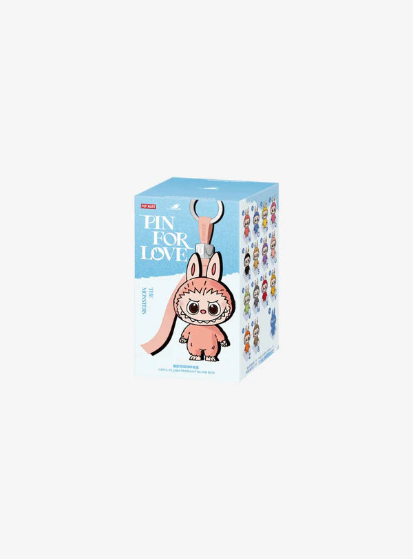 Pop Mart Labubu The Monsters Pin for Love Series Vinyl Plush Pendant (N-Z) Sealed Case (14 Blind Box)