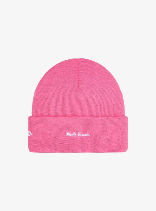 Supreme New Era Box Logo Beanie Magenta (FW25)