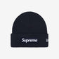 Supreme New Era Box Logo Beanie Navy (FW25)