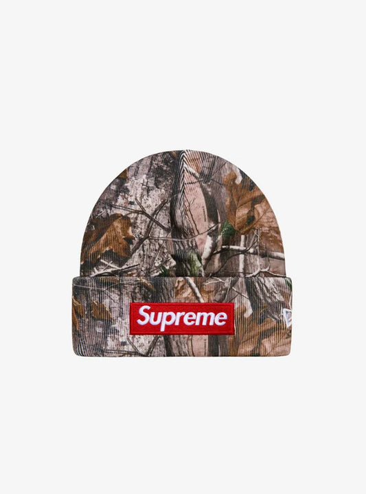 Supreme New Era Box Logo Beanie Real Tree Camo (FW25)